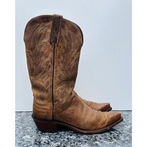 Lucchese 1883 Leather Western Cowboy Boots Mens Size 9 B